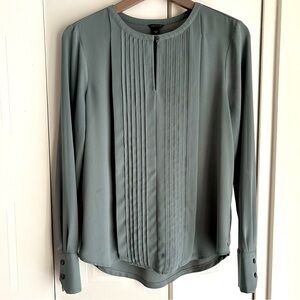 Long sleeve Ann Taylor blouse sage green size small